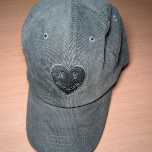 NYON Smiley Heart Embroidered Cap - Olive